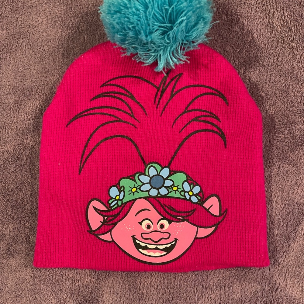 TROLLS WORLD TOUR Poppy knit hat